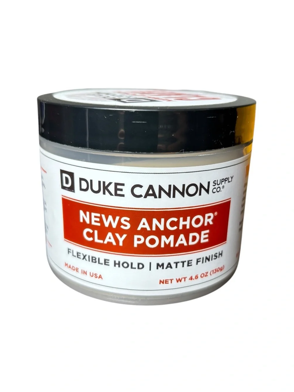 Duke Cannon News Anchor Clay Pomade Flex Hold Matte Finish 4.6oz New